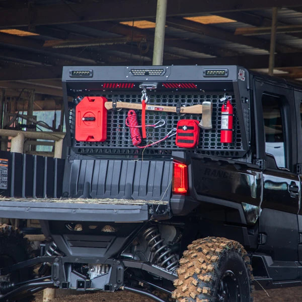 Polaris Lock & Ride Rear Tip-Down Headache Rack