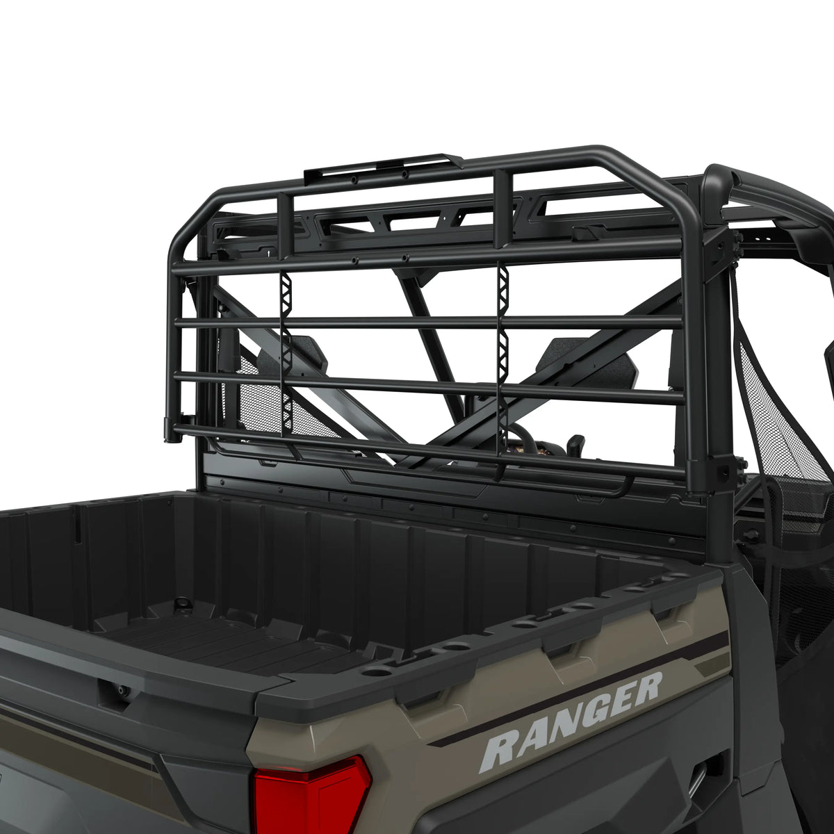 Polaris Rear Headache Rack with Winch Mount