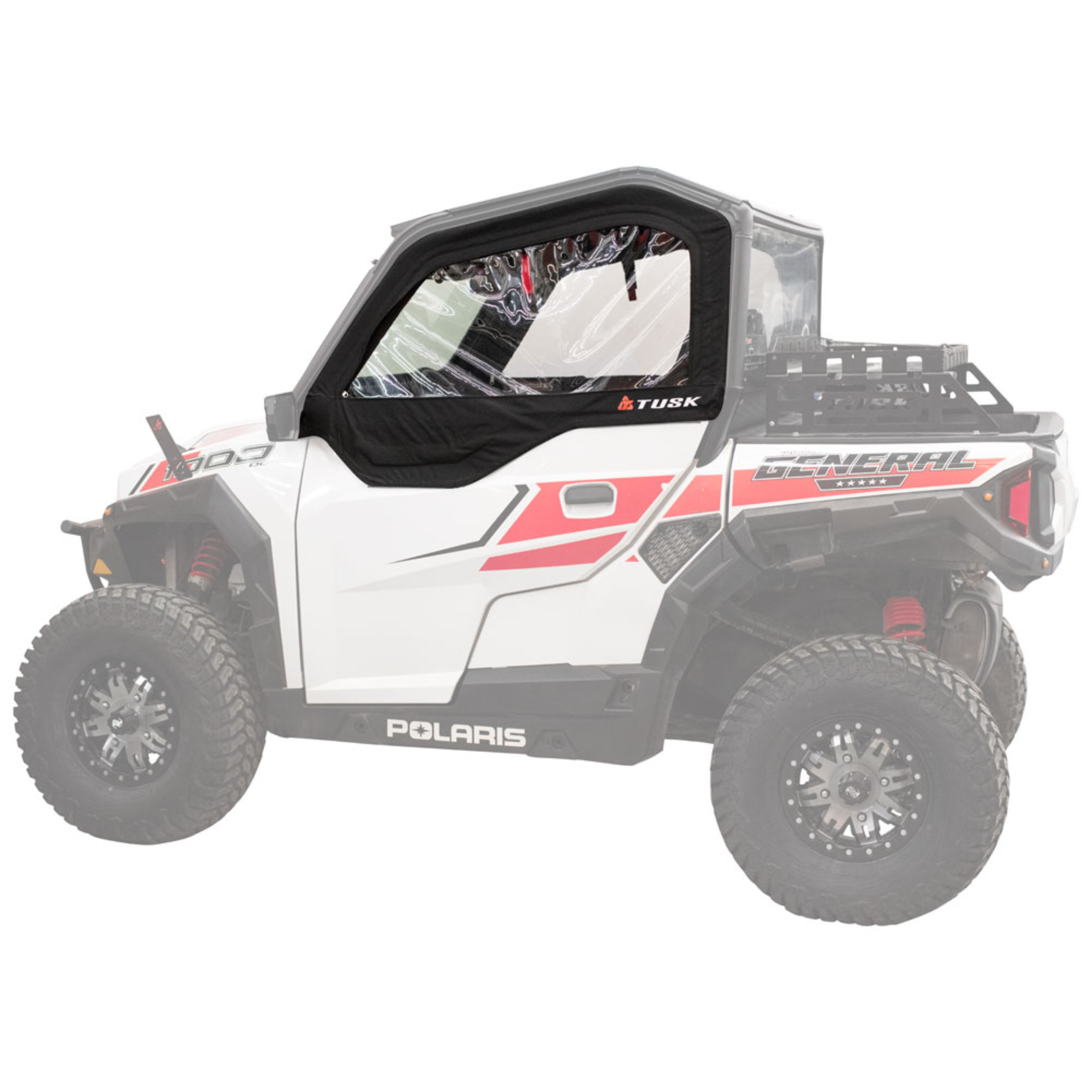 Tusk Soft Upper Doors for Polaris General – All-Weather UTV Cab Enclosure